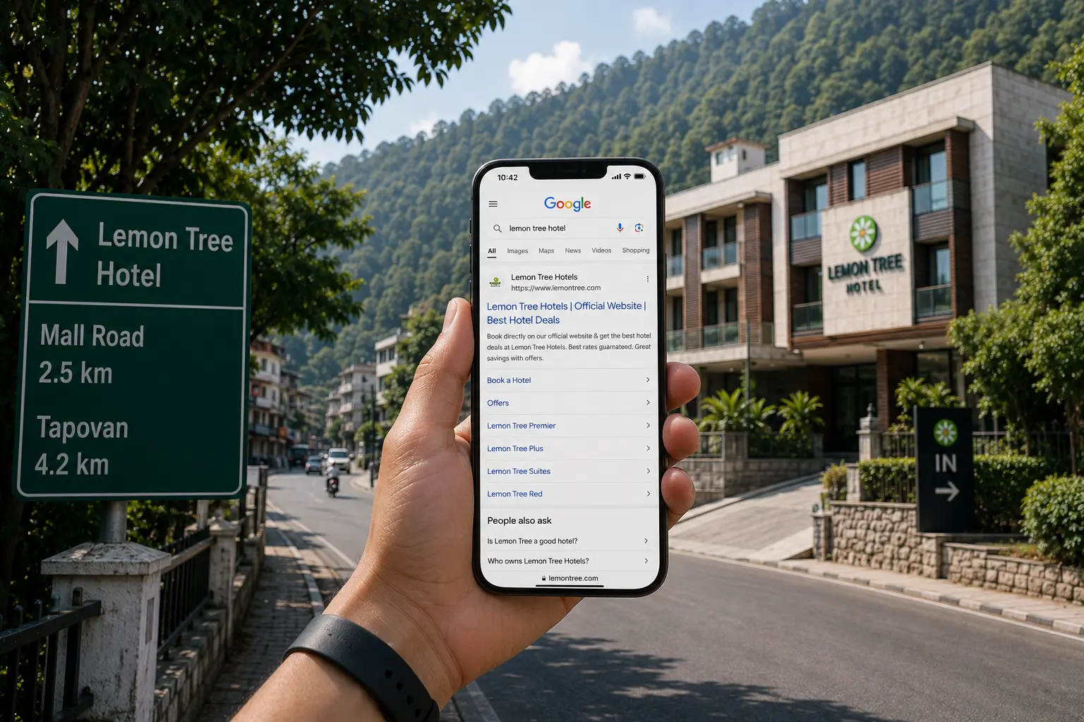 Hotel website search listing and SEO presentation