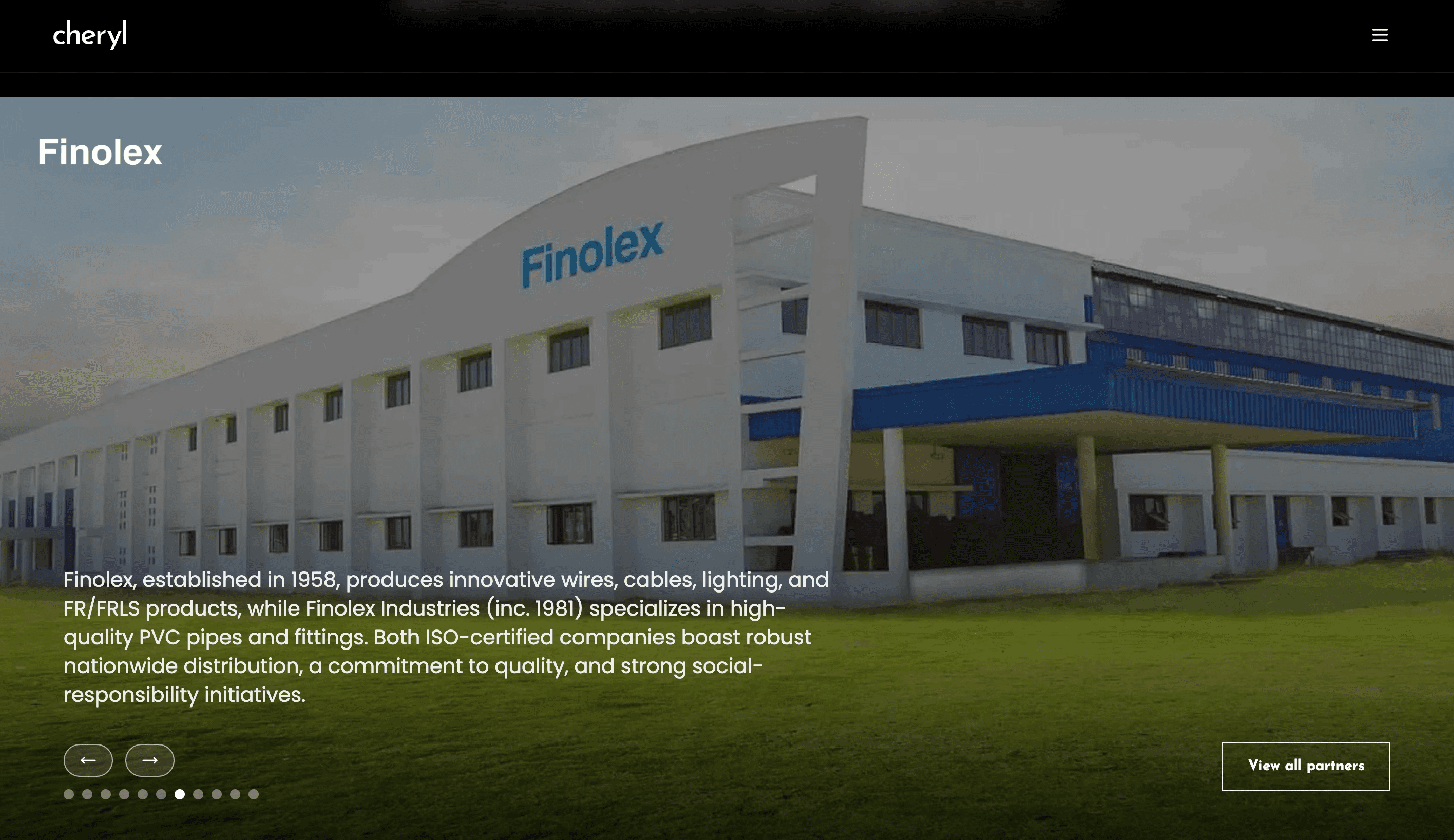 Cheryl custom website with PayloadCMS