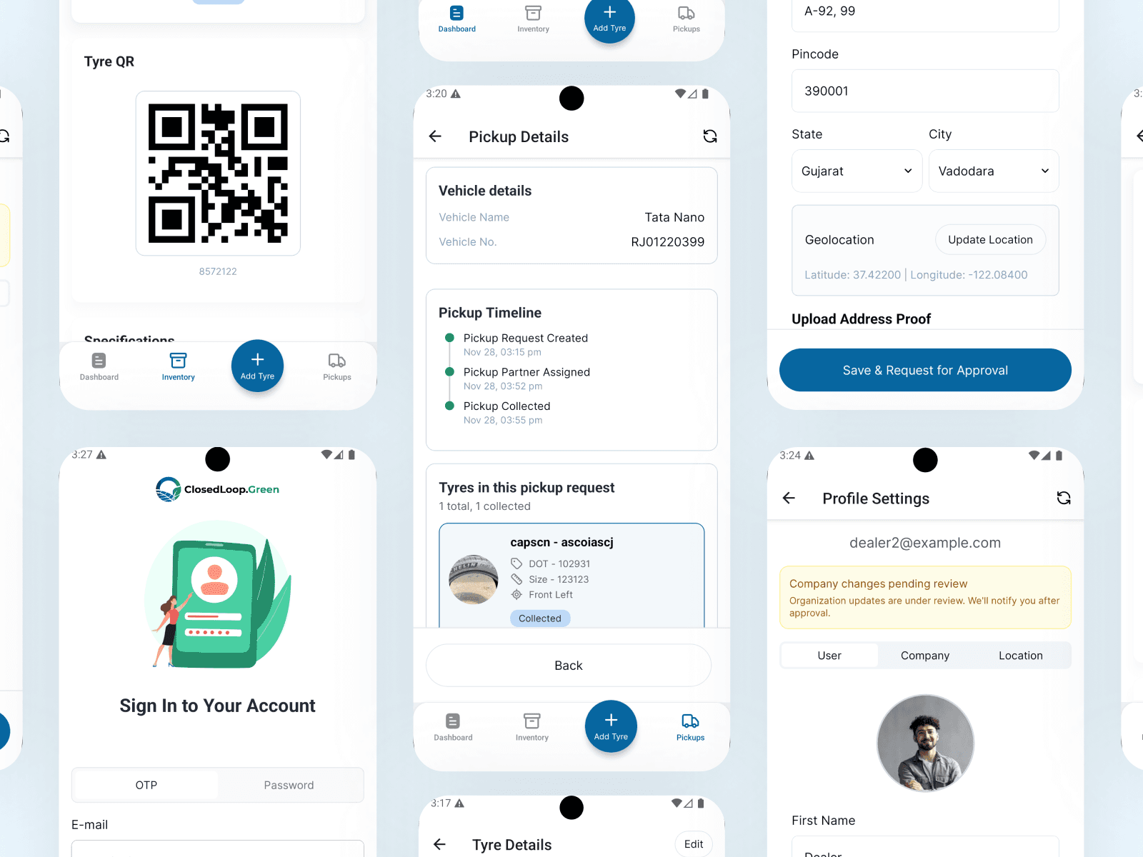 Green Carbonova supply-chain tracking platform