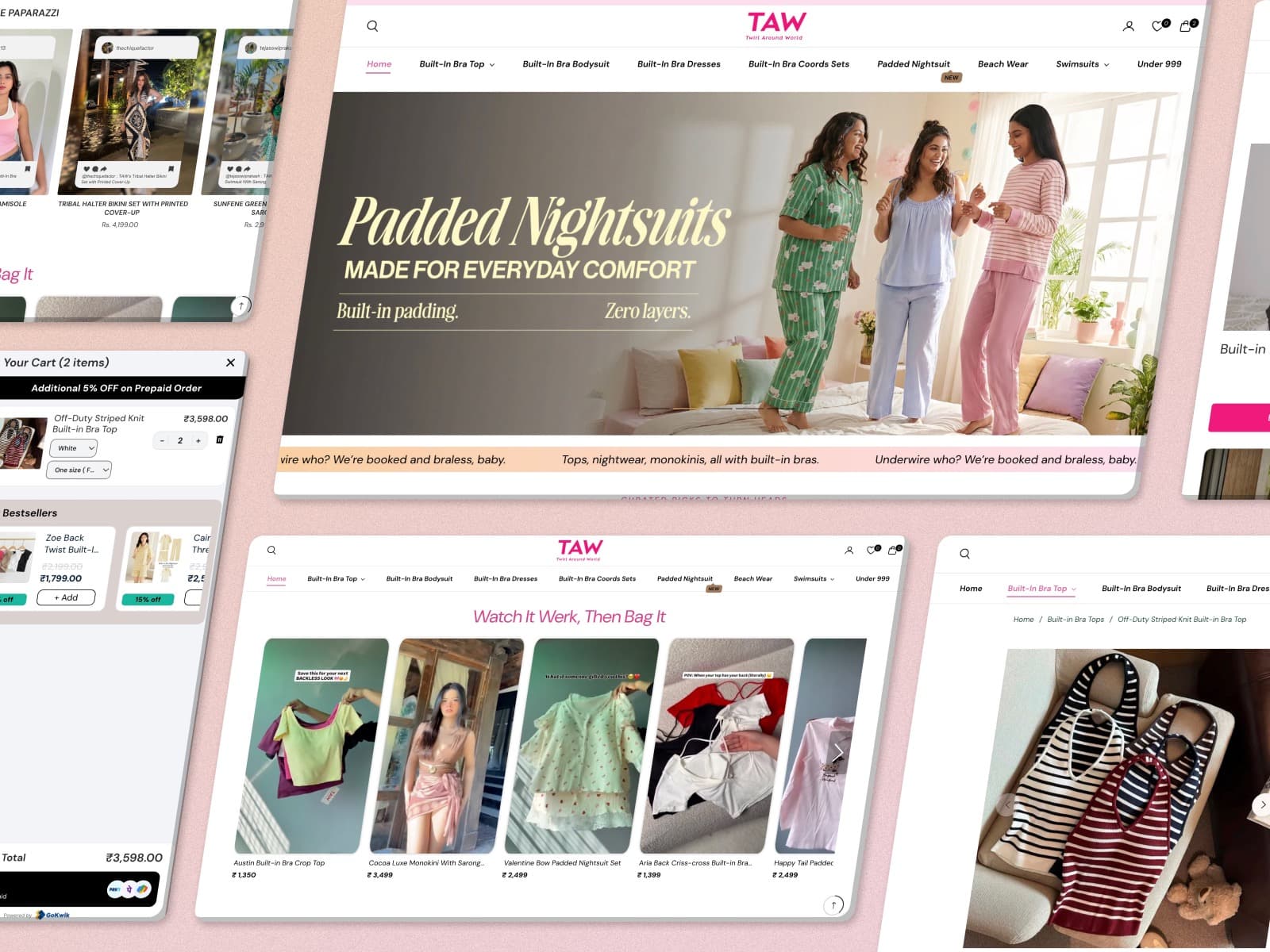 Twirl Around World Shopify storefront